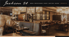 Desktop Screenshot of jackson20restaurant.com